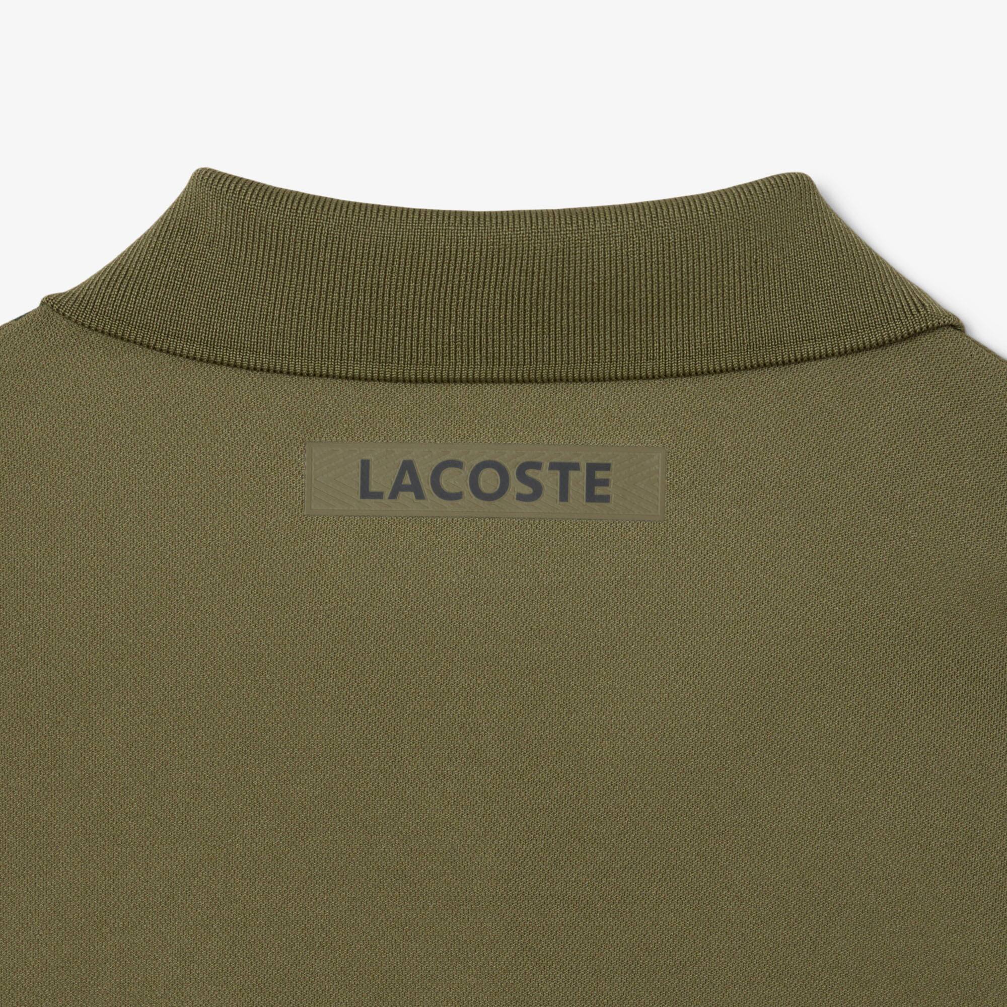 Ultra Dry Printed Slim Fit Tennis Polo - Khaki Green