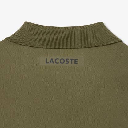 Ultra Dry Printed Slim Fit Tennis Polo - Khaki Green