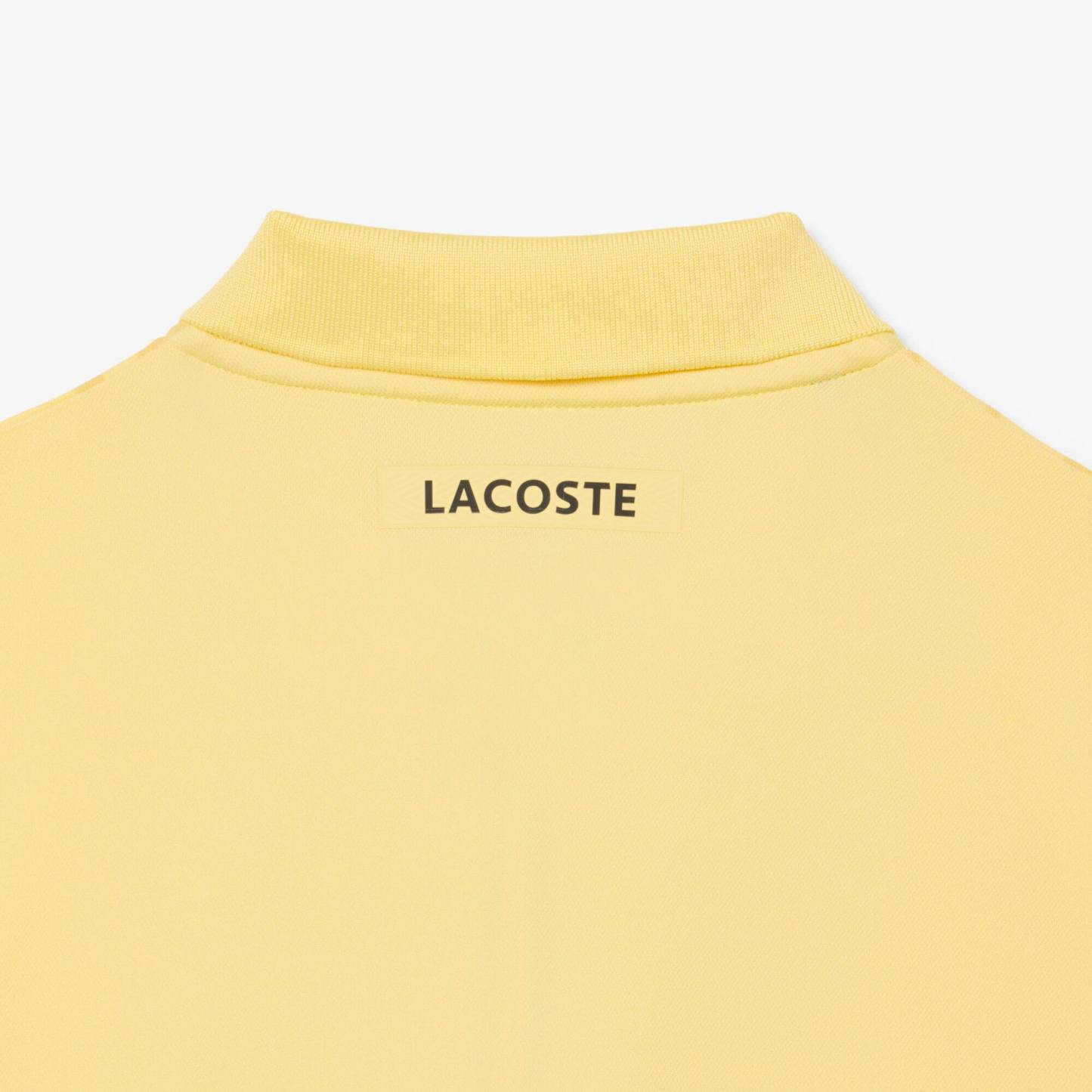 Ultra Dry Printed Slim Fit Tennis Polo - Pastel yellow