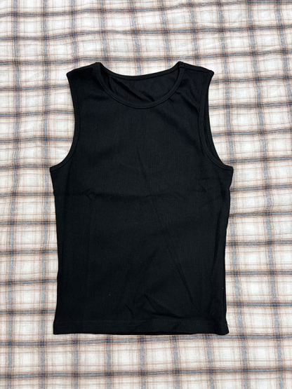 Ribbed Cropped Tank Top