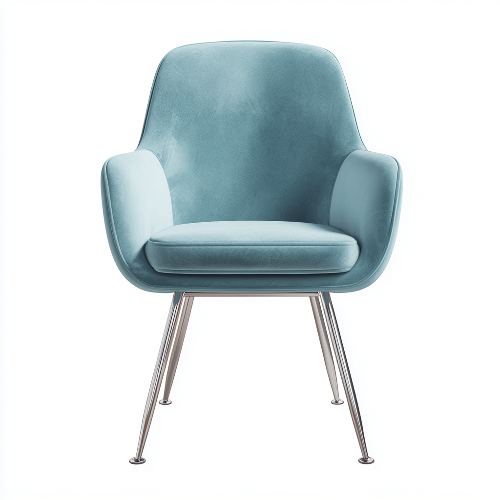 Chaise de bureau tissu 60x60x84 cm - bleu - confortable style moderne pour bureau-Shelteruna