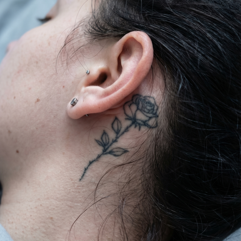 Minimalist Mixed Semi-Permanent Tattoos