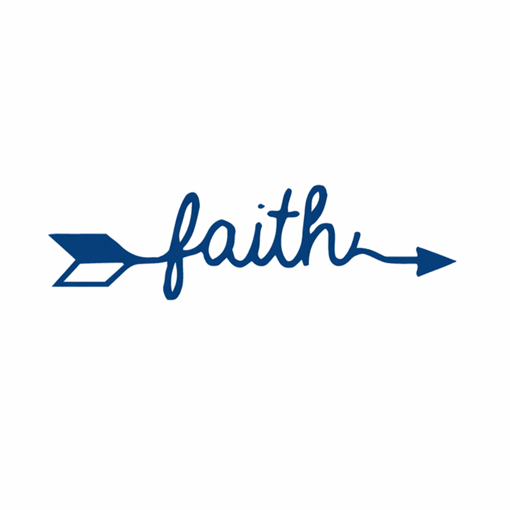 "Faith" Arrow Semi-Permanent Tattoo - Healing Minimalist