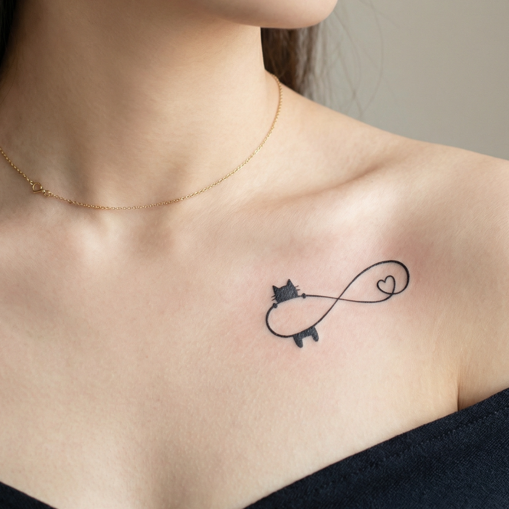 Infinity Cat Love Loop
