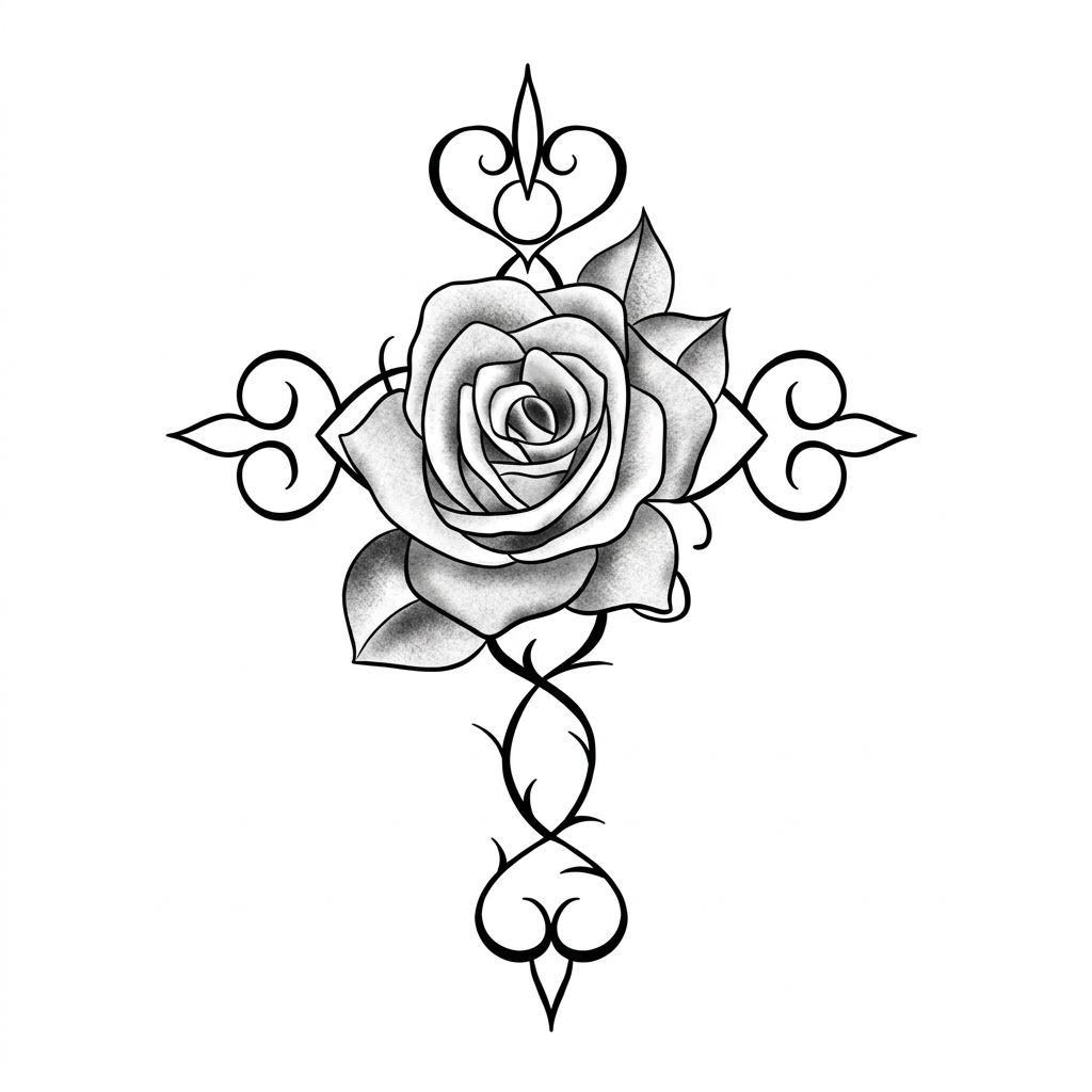 Sacred Thorned Rose