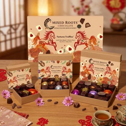 Lunar New Year Fortune Truffles™ – Artisan Chocolate Truffles Gift Box