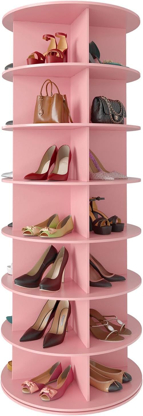🔥Limited Time Offer✨Buy 1 Get 1 Free🎁Revolving 360 Shoe Rack Storage Round Carousel