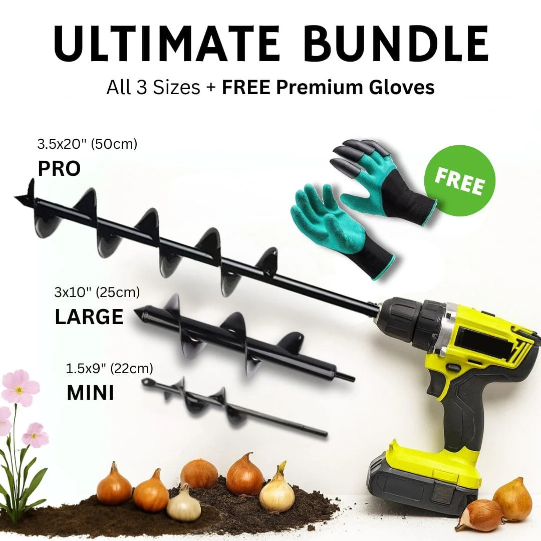 📣Order today,get a FREE guide💞Best🔨Garden Auger Bits for Planting