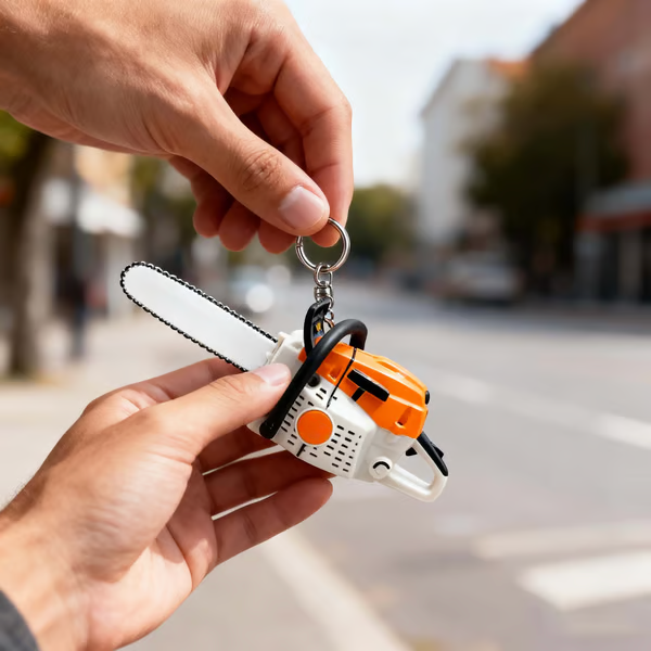 🔥LAST DAY 49% OFF🔧 Chainsaw Keychain | Portable Chainsaw Key Ring