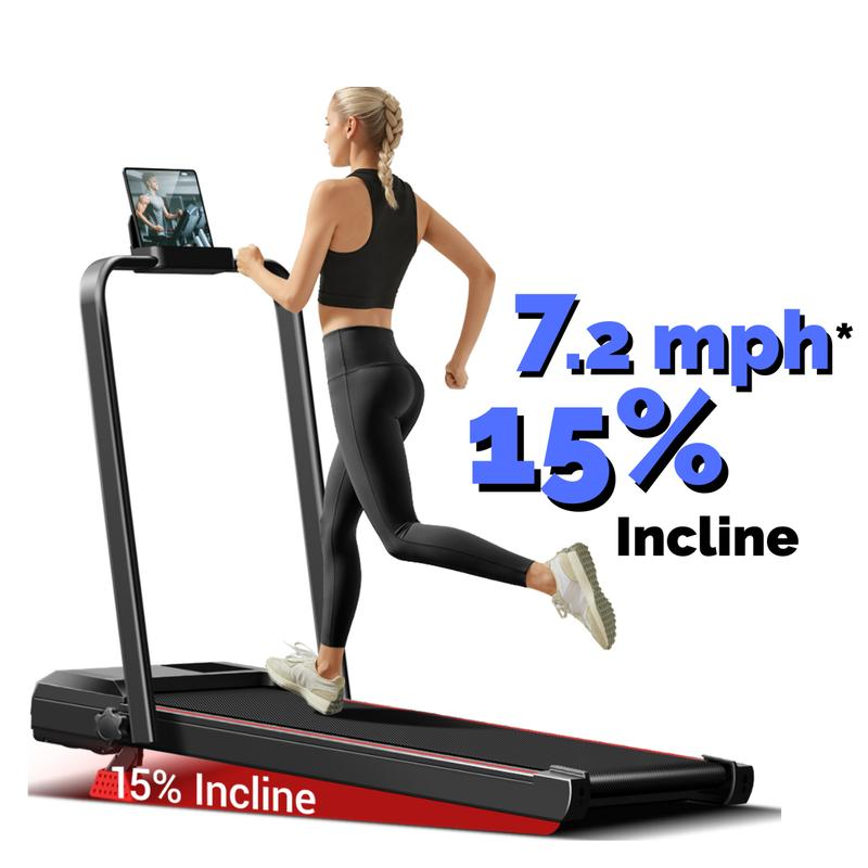 Under Desk Treadmill, High Definition Big Screen Walking Pad for Home Small, 2.5 HP Quiet Brushless, 300 LBS Capacity