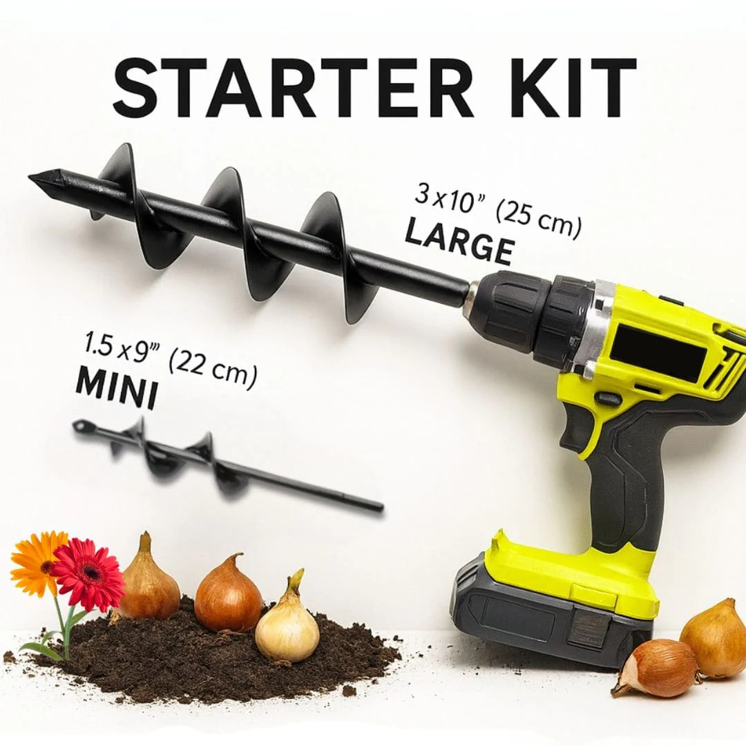 📣Order today,get a FREE guide💞Best🔨Garden Auger Bits for Planting