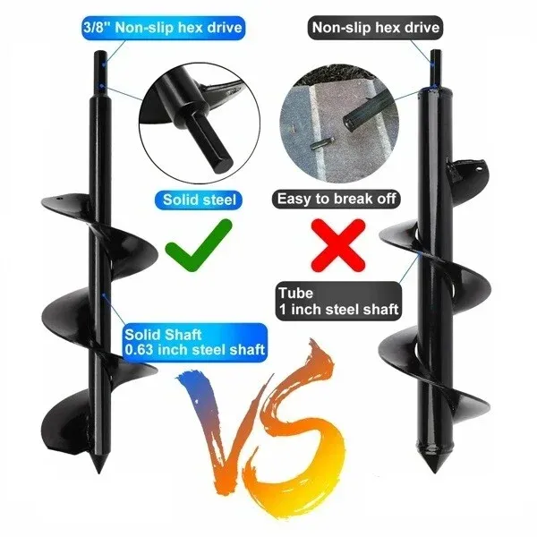 📣Order today,get a FREE guide💞Best🔨Garden Auger Bits for Planting