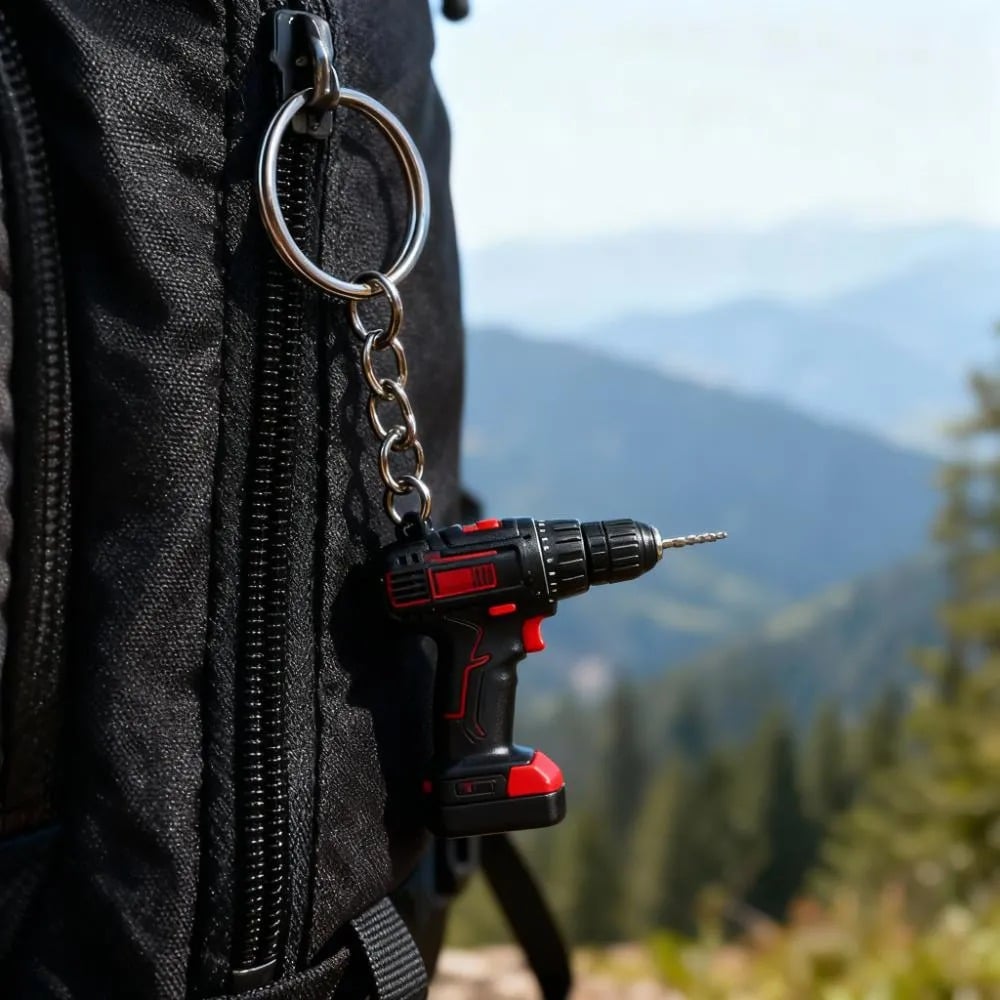 🔥LAST DAY 49% OFF - 🔑 "Mini Drill Keychain" | Portable Pocket Tool & Key Ring - Compact Tool for Everyday Tasks