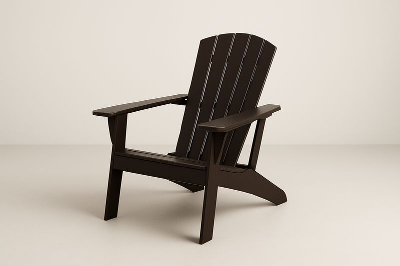 Adirondack Gartenstuhl Massivholz Braun