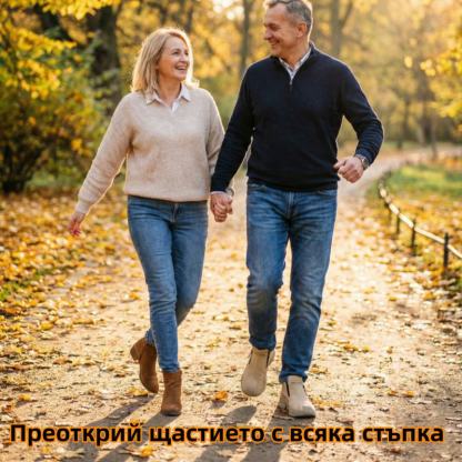 🐂【Произведено в САЩ】【⏰50% отстъпка днес - Не пропускайте!】✅ Ширина K + стелка от мемори пяна + първокласна кожа 🔴CE сертифициран/медицинско изделие