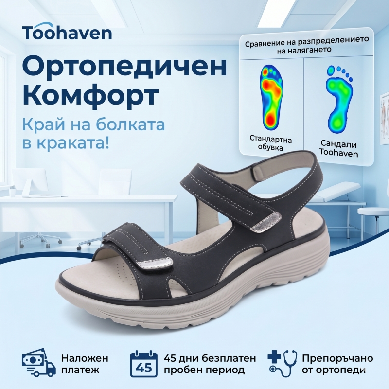 🐂【Висококачествена кожа】【⏰50% отстъпка днес - Не пропускайте!】✅Широк дизайн с пръсти + регулиране с велкро + мека, неплъзгаща се подметка +🔴Многоточкова опора на свода