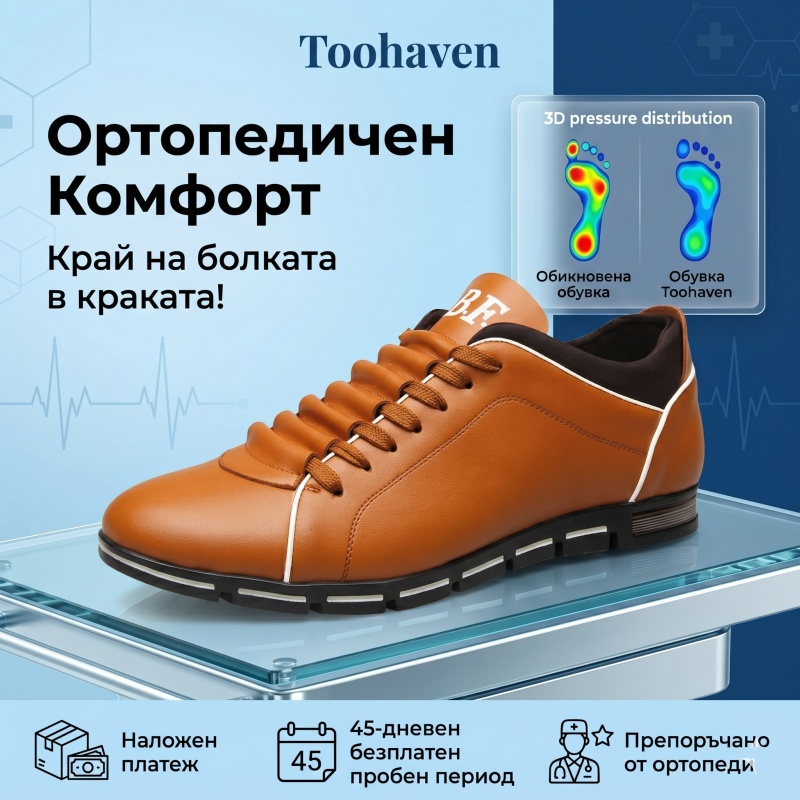 🚗【Плащане при доставка】【⏰60% отстъпка днес - не пропускайте!】✅Препоръчано от ортопедични лекари + 🐂Висококачествена телешка кожа + Ръчно зашити + 🔴Кажете сбогом на болките в краката!