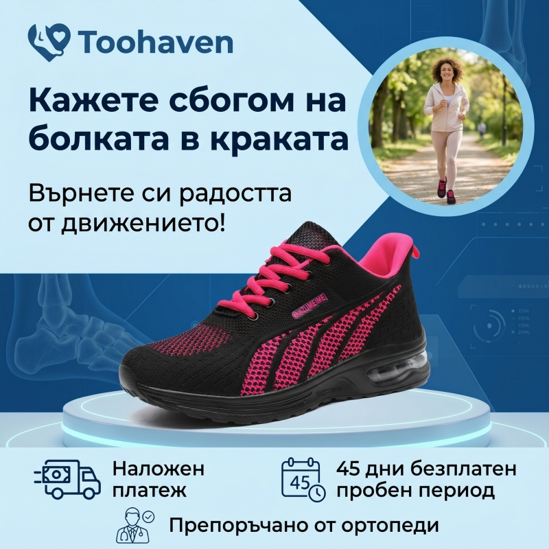 🚗【Плащане при доставка】【⏰50% отстъпка днес - не пропускайте!】✅Широк дизайн за пръсти + многоточкова опора на свода + неплъзгаща се подметка +🔴Кажете сбогом на болката в краката!