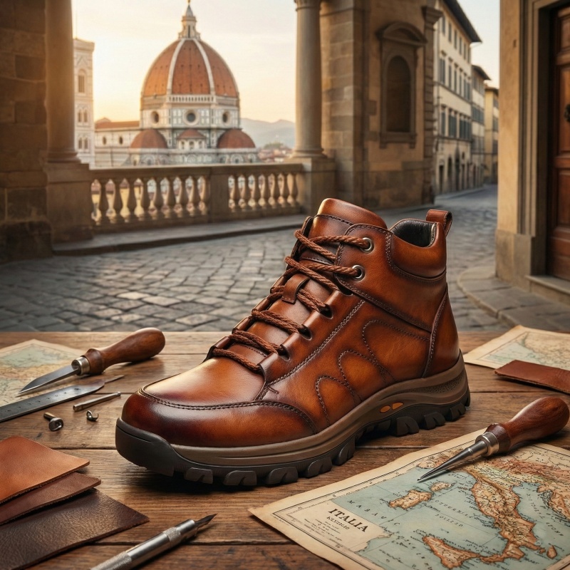 🐂【Интелигентна стелка】✅Премиум кожа + ръчно зашити - нещо, което трябва да имате за мъжете🔴Преносим подиатър🗽Произведено в САЩ