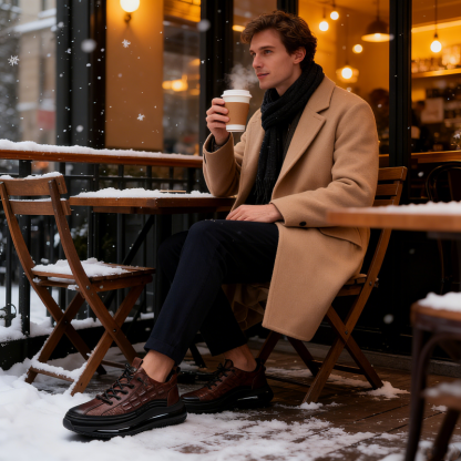 (🔥50% отстъпка днес - не пропускайте!) - Меки и удобни маркови кожени обувки - Ергономично проектирани - (за безболезнено ходене)