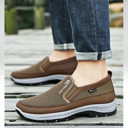 (🔥50% de descuento hoy - no te lo pierdas) ⏰ - Zapatos ortopédicos de lujo italianos de marca, suaves y cómodos, hechos de cuero cepillado (soporte - alivio del dolor en los pies)