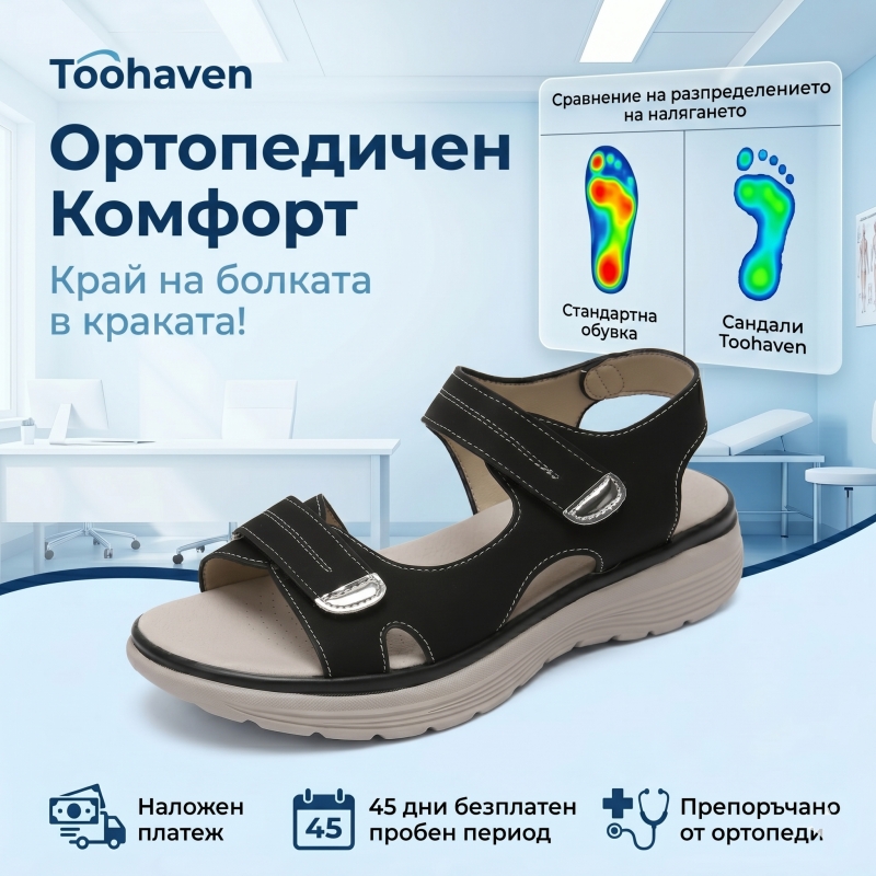 🐂【Висококачествена кожа】【⏰50% отстъпка днес - Не пропускайте!】✅Широк дизайн с пръсти + регулиране с велкро + мека, неплъзгаща се подметка +🔴Многоточкова опора на свода