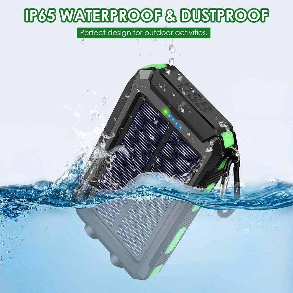 🏆 50K+ SOLD! – Almost Gone-⚡2025 New  Waterproof solar power bank, a must-have for outdoor adventures, camping and travelers