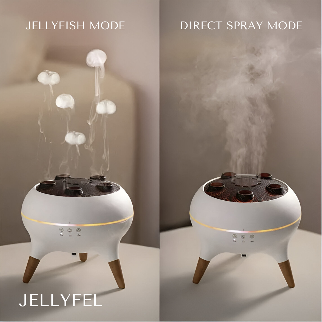 🏆 70K+ SOLD! – Almost Gone-⚡-2025 New Dynamic Jellyfish Air Humidifier & Jellyfish Essential Oil Diffuser for Home,Office, Yoga - 7 Color-Changing Lights ，Remote Control ，4H/8H Timer Setting, Auto Shut-Off 250ml