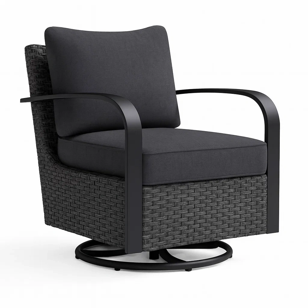 Siège d'extérieur,Chaise pivotante - CASA LUXE PRO