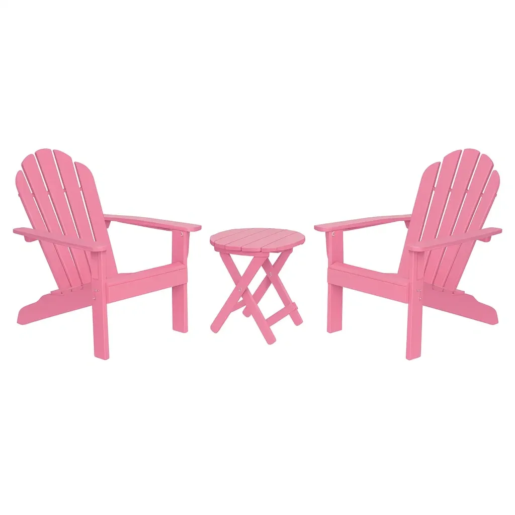 Siège d'extérieur,Ensemble de chaise Adirondack - CASA LUXE PRO