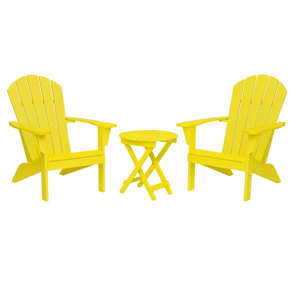 Siège d'extérieur,Ensemble de chaise Adirondack - CASA LUXE PRO