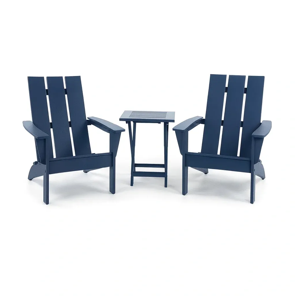 Siège d'extérieur,Ensemble de chaise Adirondack - CASA LUXE PRO