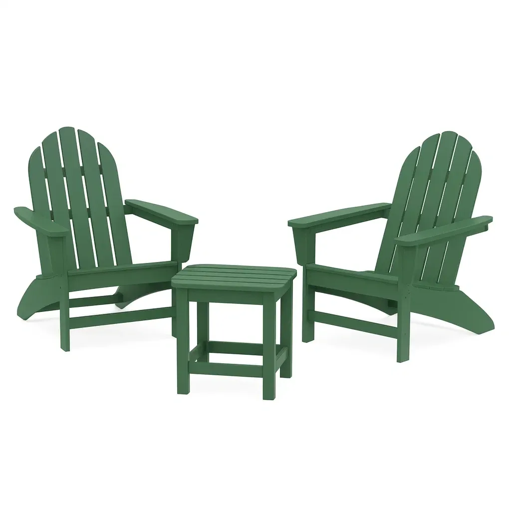 Siège d'extérieur,Ensemble de chaise Adirondack - CASA LUXE PRO