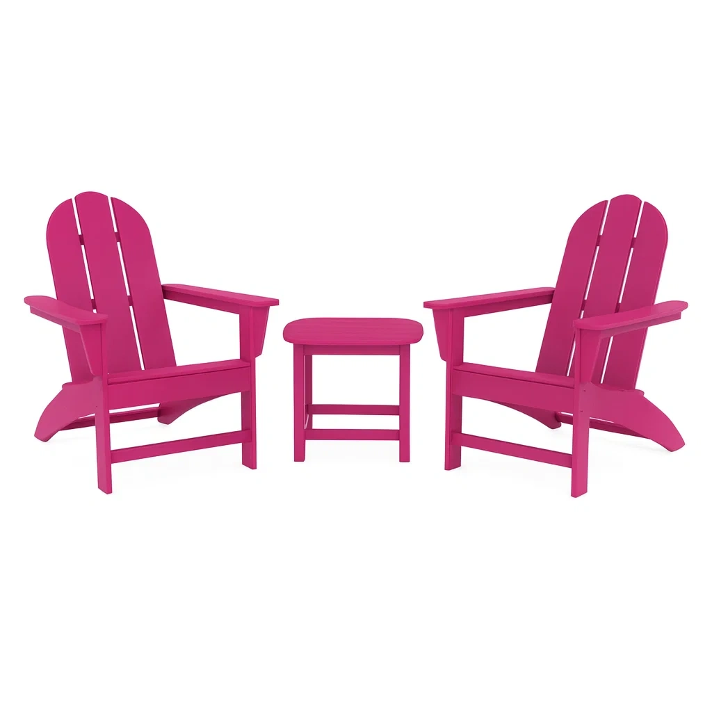 Siège d'extérieur,Ensemble de chaise Adirondack - CASA LUXE PRO