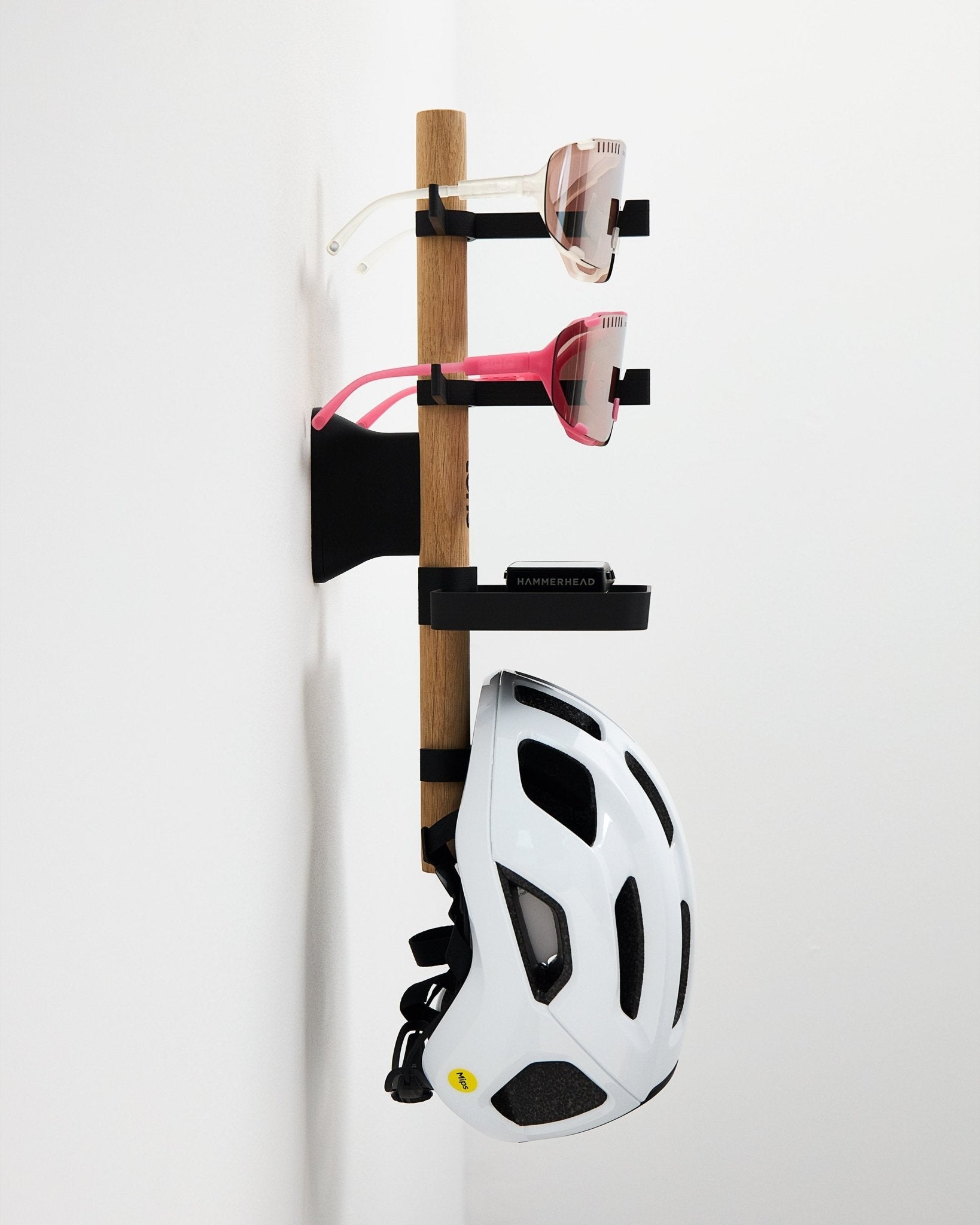 Bike Jacket & Helmet Holder – Cycling Gear Wall Mount