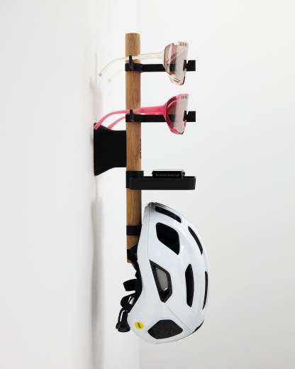 Bike Jacket & Helmet Holder – Cycling Gear Wall Mount