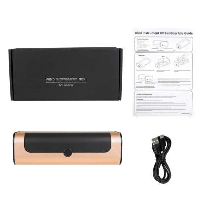 Wind instrument disinfection box