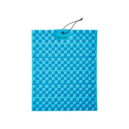 The camping chair cushion features an accordion-style design