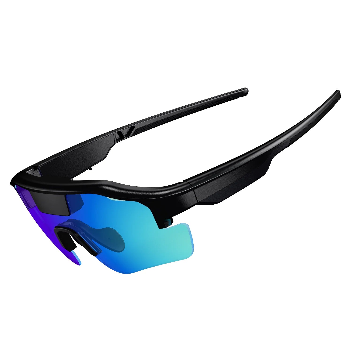 Real-time head-up display outdoor sports glasses