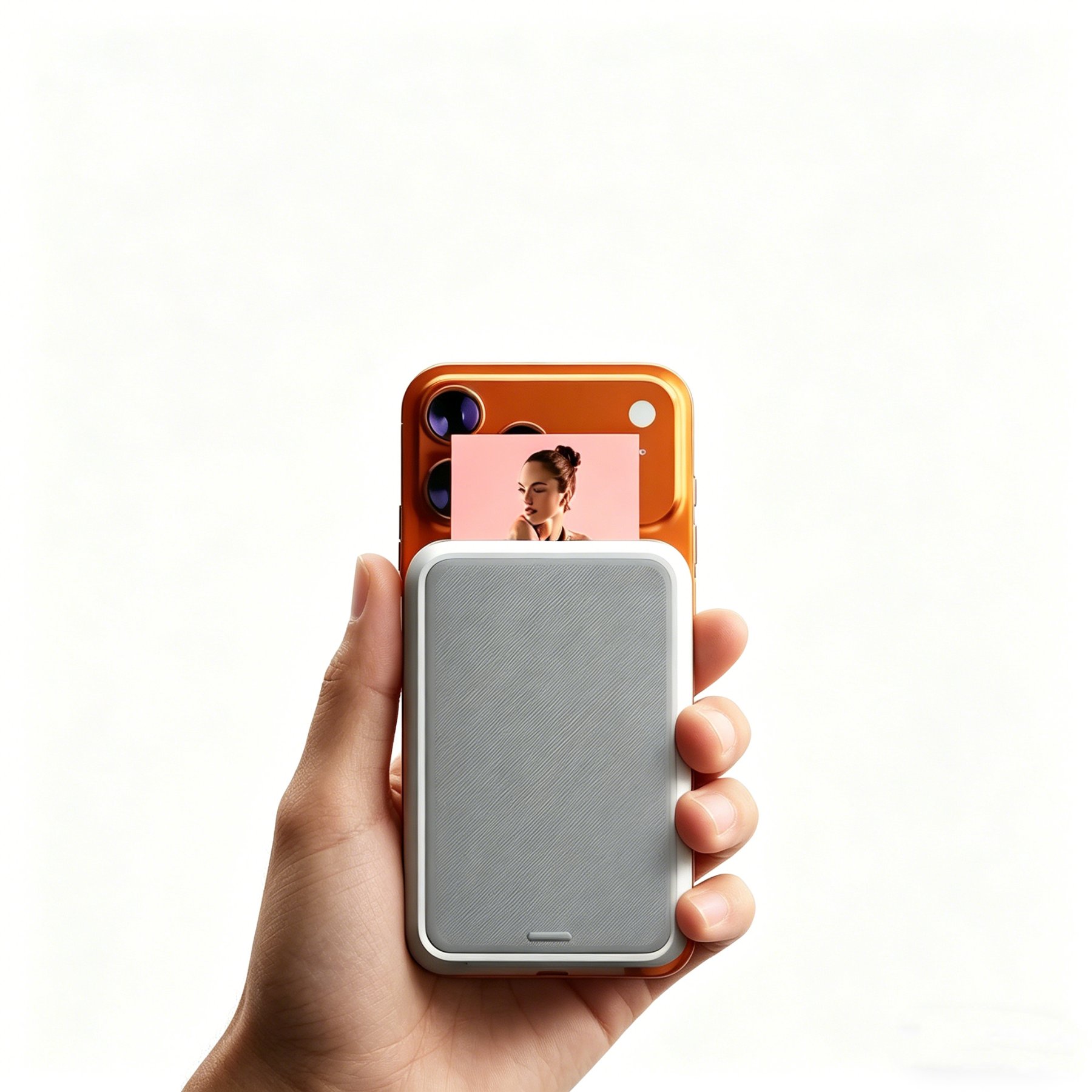 Magnetic Mini Photo Printer – Pocket-Sized Instant Printer for Phones