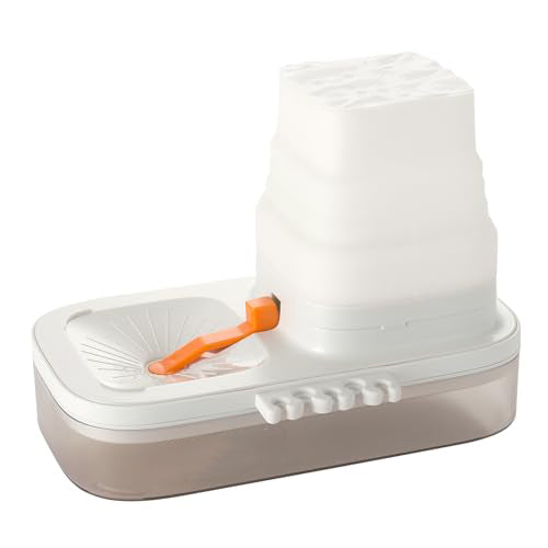 Portable Brush Washer – 5-Slot Silicone Paint Cleaner with Drain