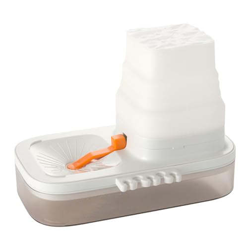 Portable Brush Washer – 5-Slot Silicone Paint Cleaner with Drain