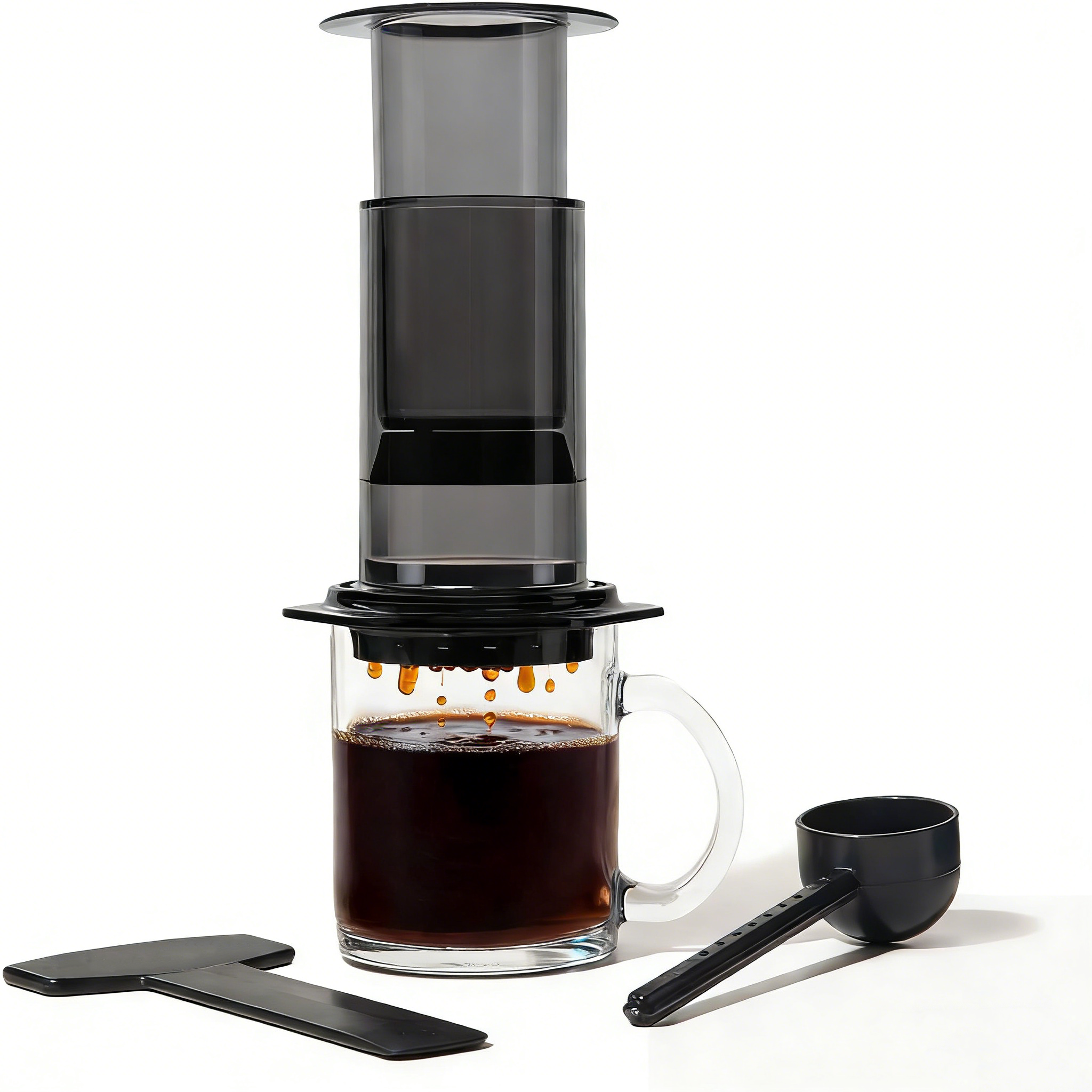 Coffee Press Machine - 3-in-1 French Press, Pour Over