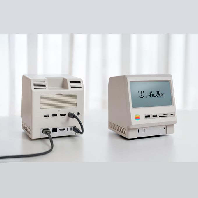 Hard Drive Enclosure with HD Display – Hub for Mac mini M4