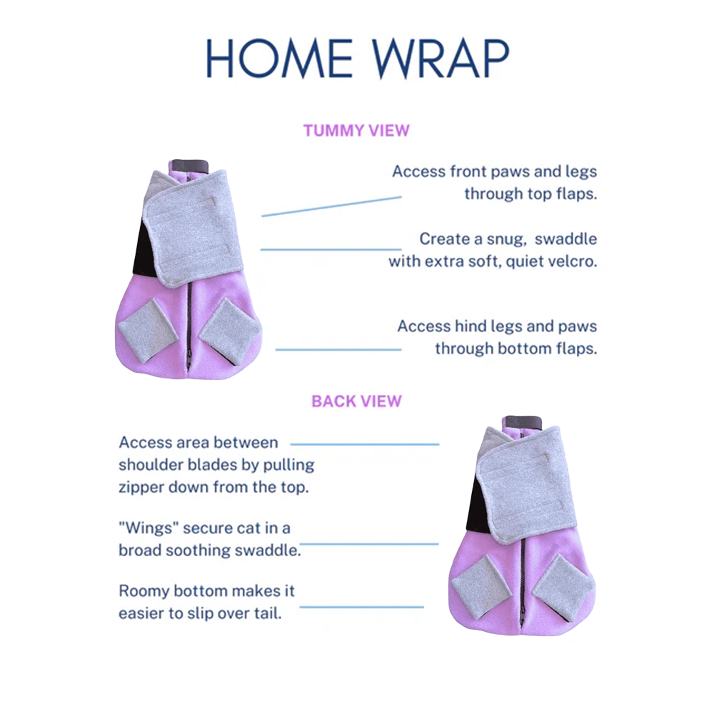 Professional kitten swaddles are like baby swaddles