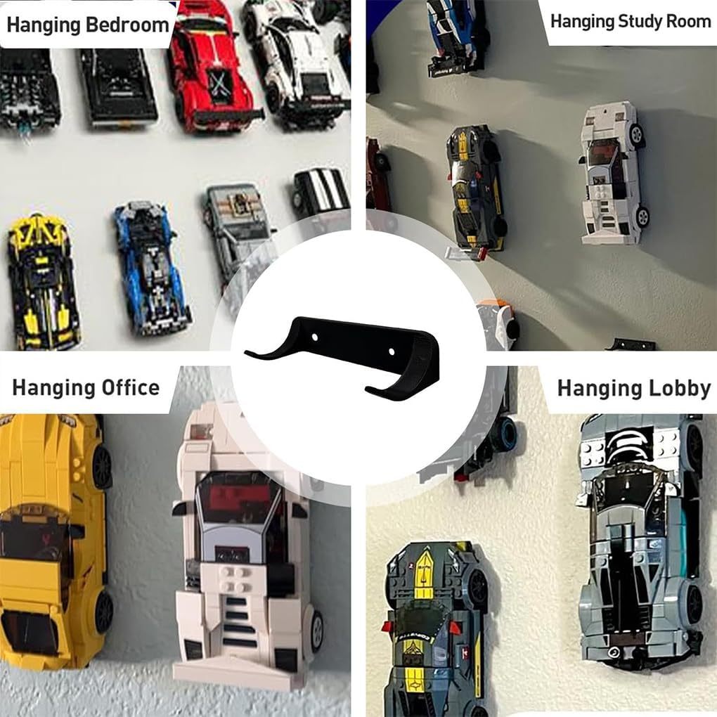 Car Model Vertical Wall Hanger | Creative Floating Display Stand | Essential for Home & Living Room