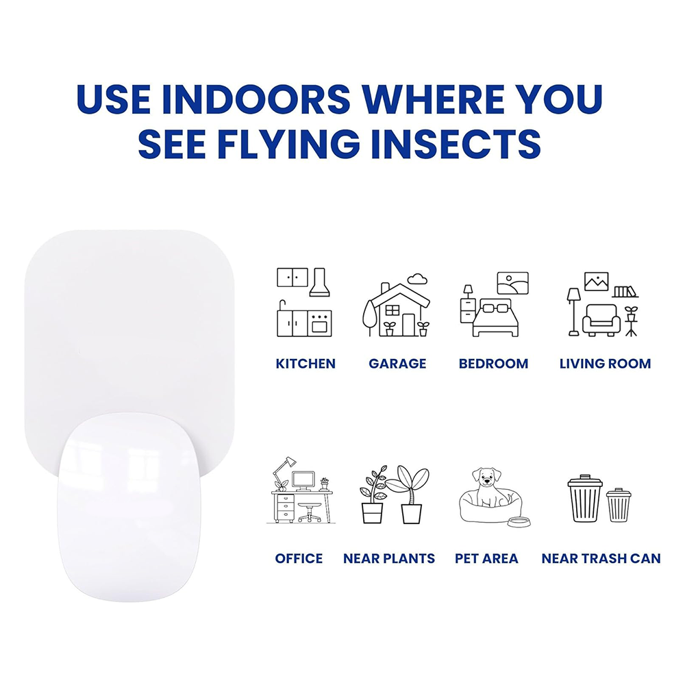 Electric insect catcher with UV light and LED decoration