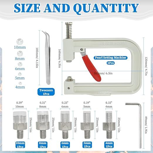 Pearl setting machine