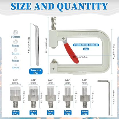 Pearl setting machine