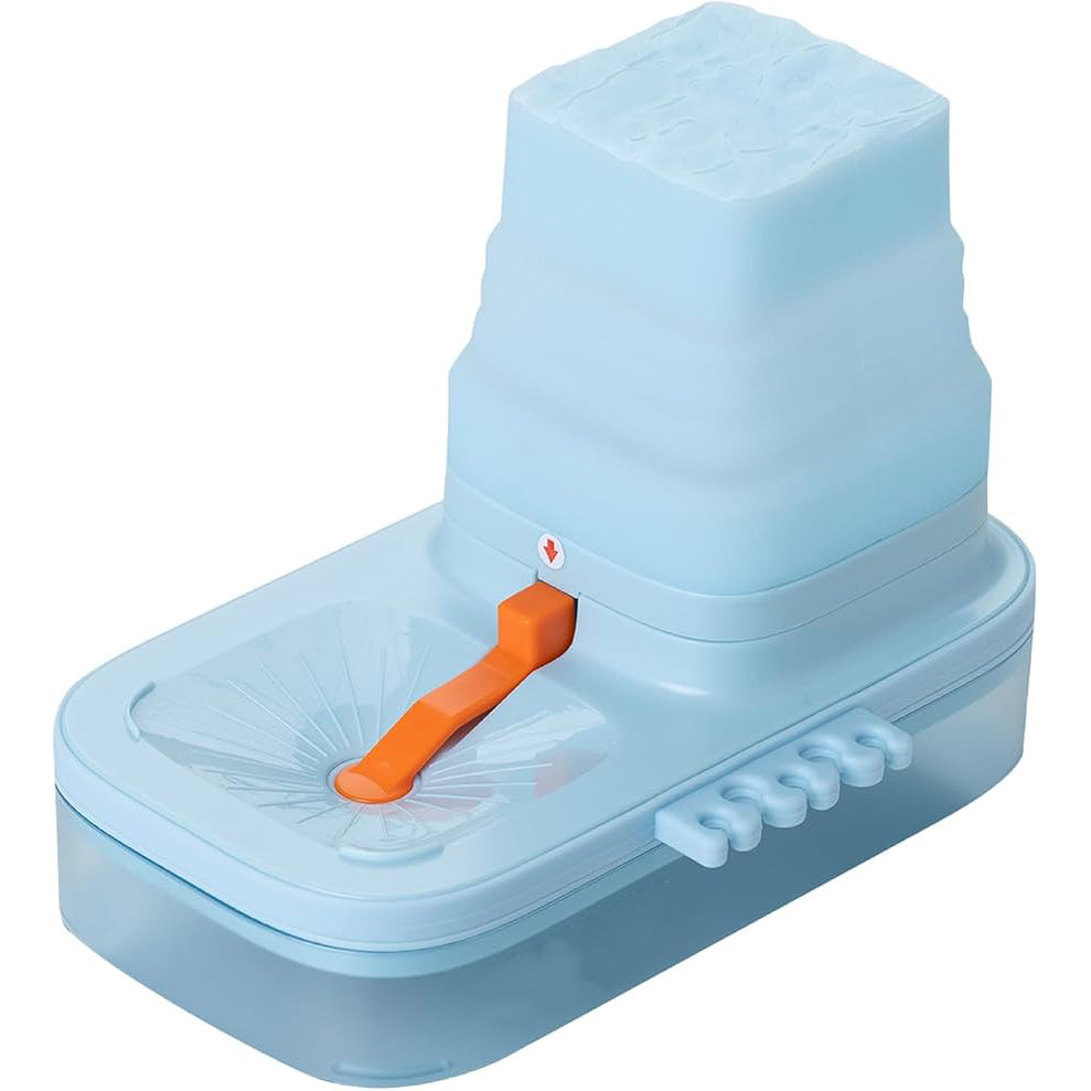 Portable Brush Washer – 5-Slot Silicone Paint Cleaner with Drain